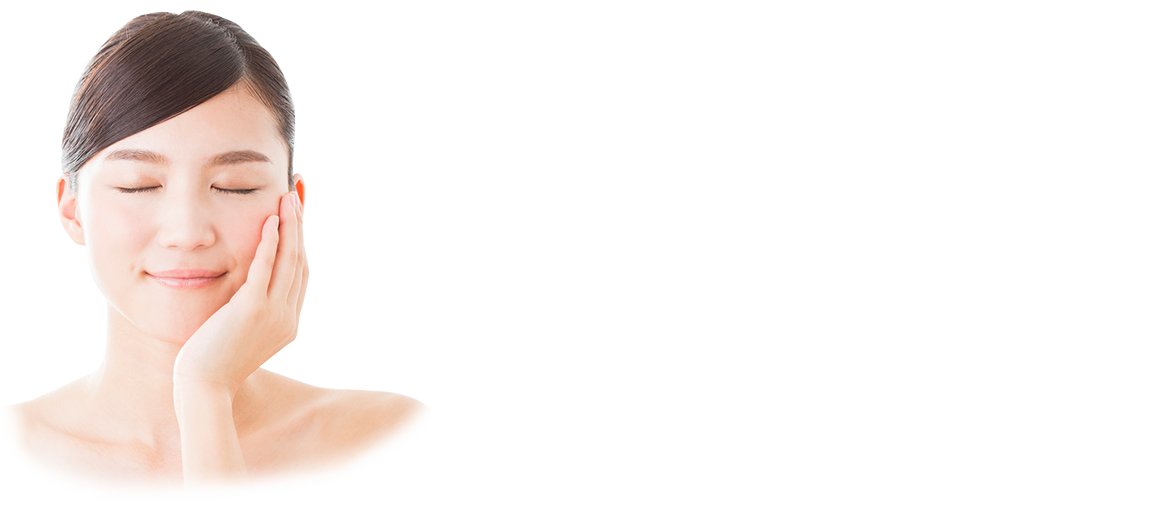 美肌の女性