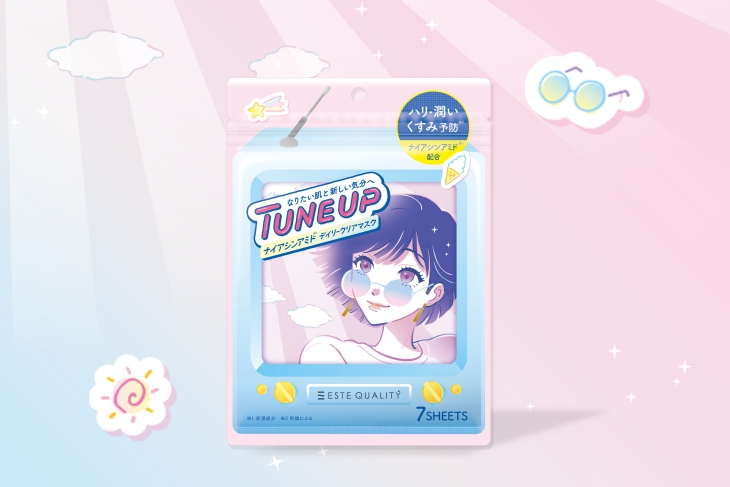 TUNEUP ナイアシンアミド デイリークリアマスク 7枚入り
